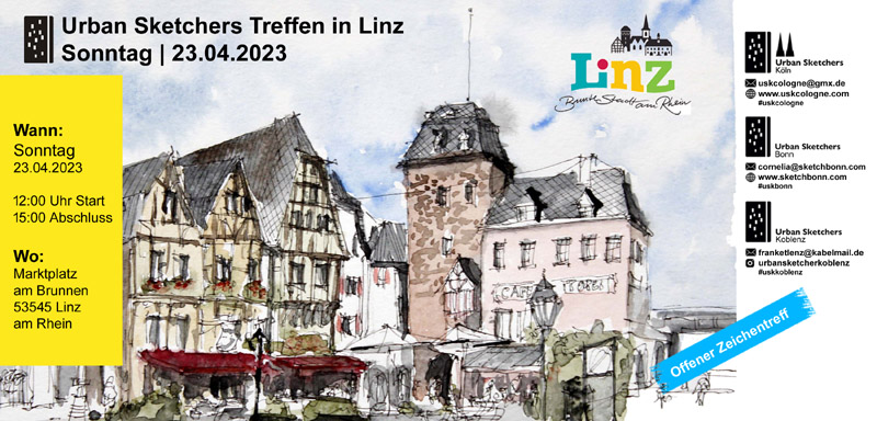 23.04.2023 | Urban Sketchers Treffen in Linz