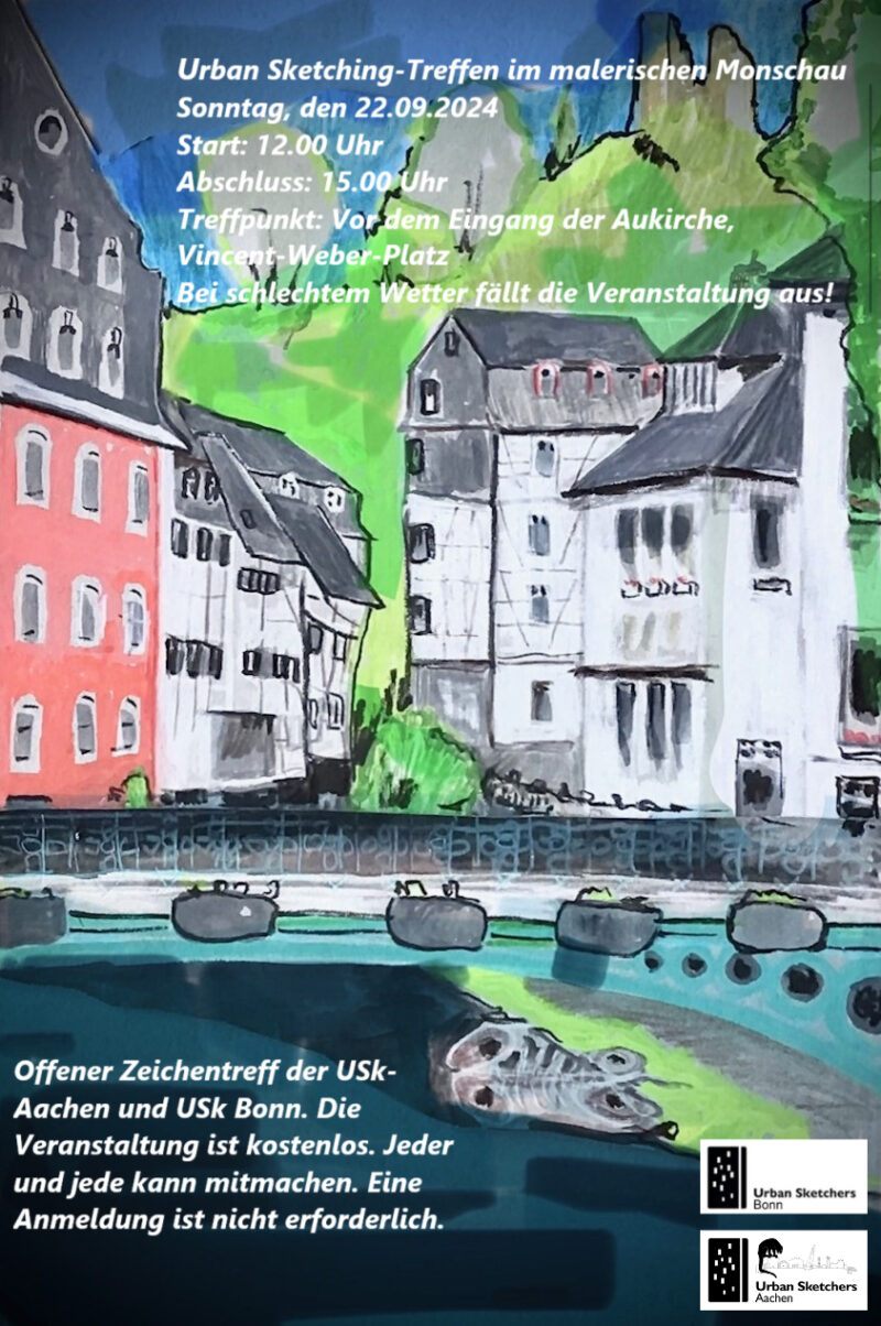 22.09.2024 | Urban Sketchers Treffen in Monschau