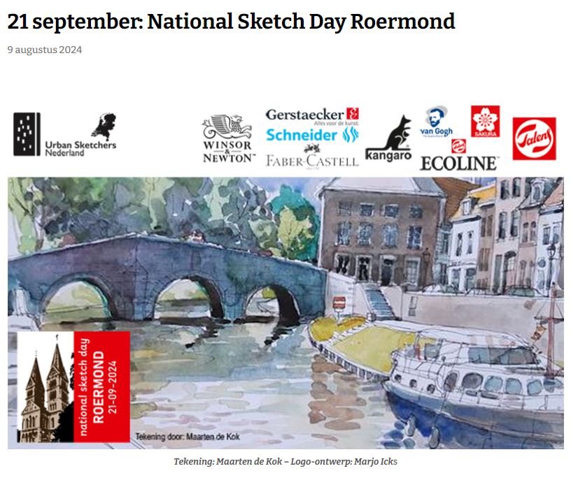 21.09.2024 | National Sketch Day in Roermond